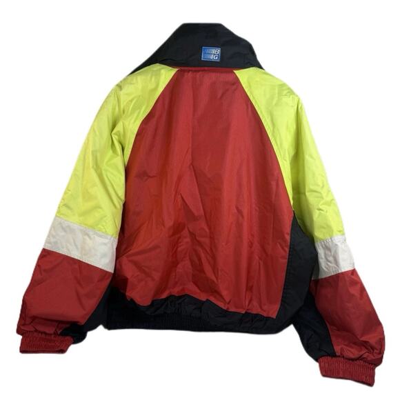 VTG BOULDER GEAR SERA 5 Ski Jacket Neon Colorblock Thinsulate Y2K 90s XL - Picture 3 of 7